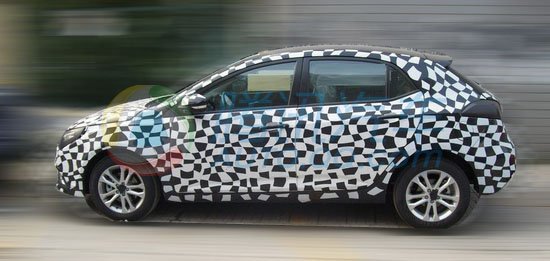 MG5两厢车贴身谍照解读 多版本配置曝光